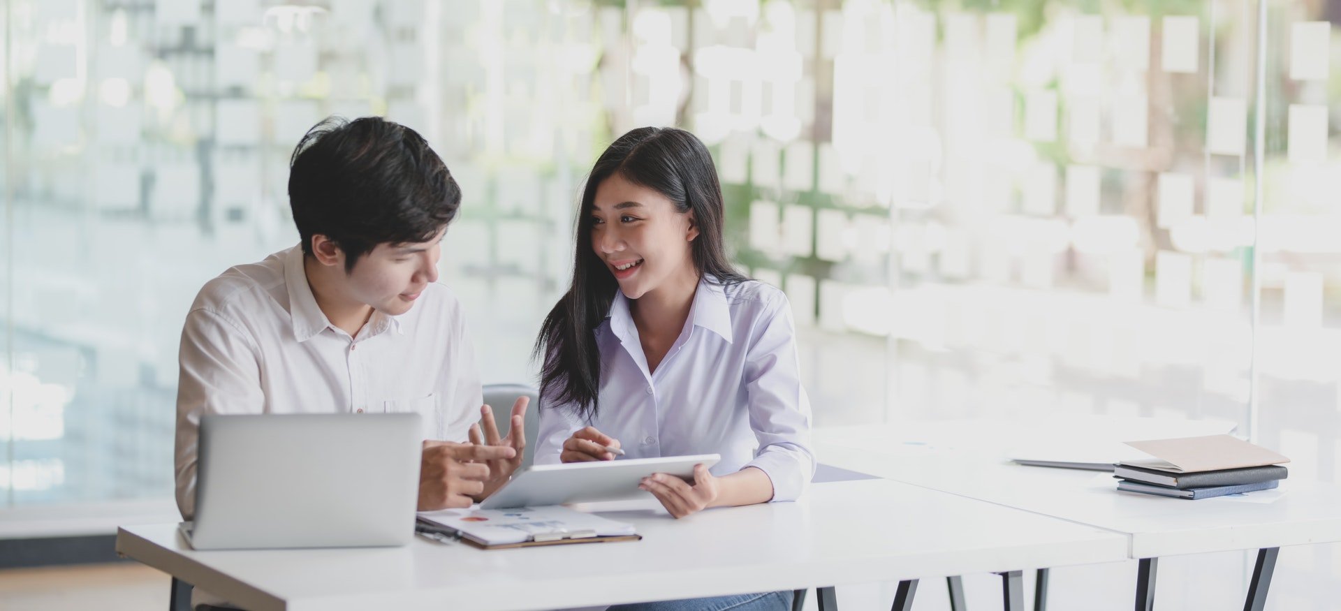 A couple discussing the importance of being financial fit